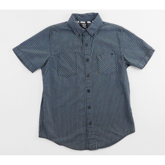 Shaun White Other - Shaun White Boys Shirt, Size‎ M, Gray Stripe, 100% Cotton